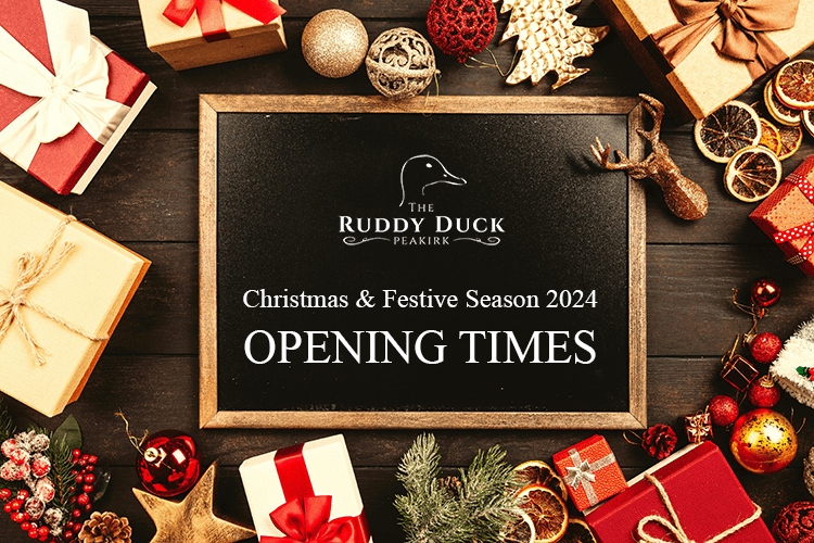 Christmas Opening Times 2024 Image for The Ruddy Duck